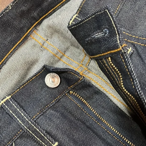 501Z XX 1954 Cone Mills 12oz Red Salvage 14oz after wash. Double needle.
